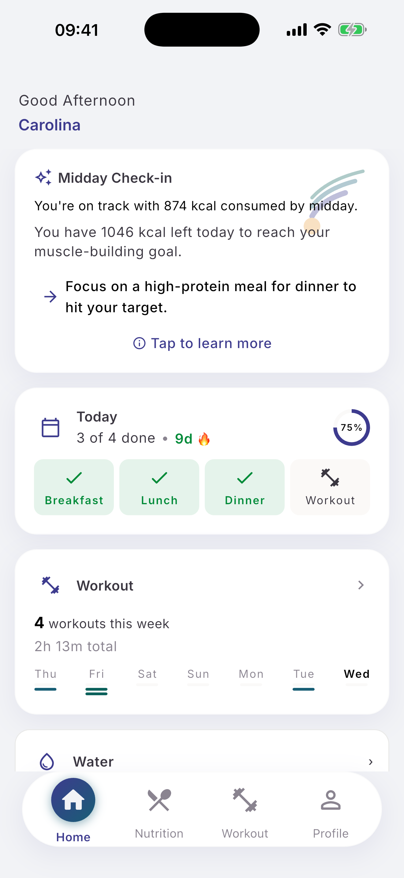 Asking the AI a follow-up question on the dashboard